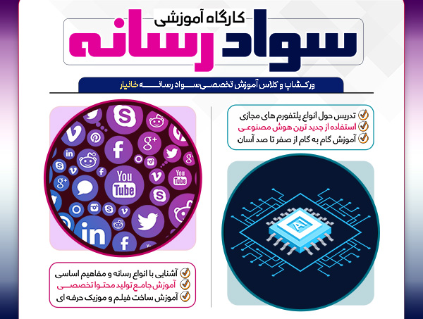 دوره جامع سواد رسانه‌ای آموزشگاه خانیار | آموزش تحلیل رسانه با تدریس رضا خانی